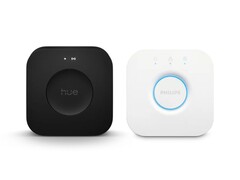 Philips Hue Bridge (nella foto) e Bridge Pro stanno per essere aggiornati. (Fonte: Philips)