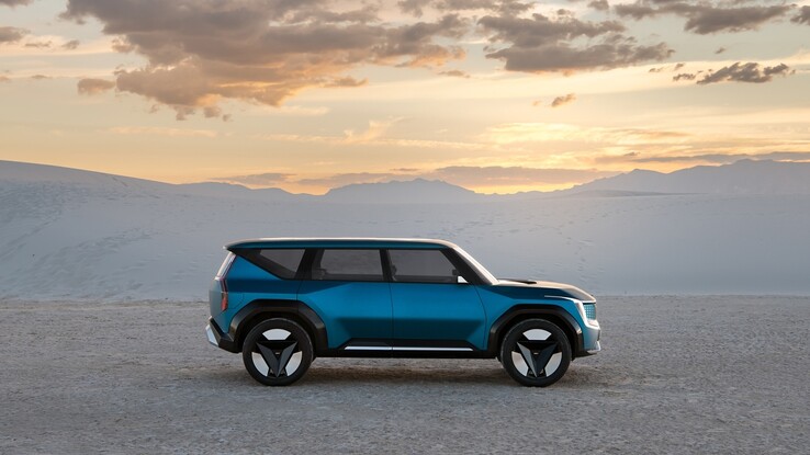 Il concept Kia EV9 del 2024. (Fonte: Kia)