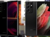 Sony Xperia 1 III vs. Samsung Galaxy S21: l'Xperia era più veloce. (Fonte dell'immagine: Sony/Samsung, TechNick/Vật Vờ Studio - modificato)