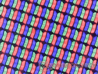 Schiera di subpixel RGB lucidi con una granulosità minima