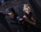 Uno screengrab che mostra Zack e Cloud in Final Fantasy VII Rebirth