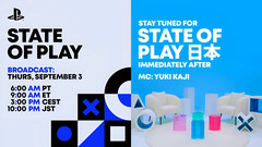 Un banner che annuncia l’evento State of Play di Sony