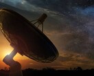 Un'immagine illustrativa che mostra un telescopio puntato sul cielo notturno. (Fonte immagine: Shutterstock / paulista)