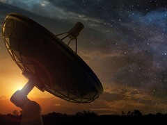 Un&#039;immagine illustrativa che mostra un telescopio puntato sul cielo notturno. (Fonte immagine: Shutterstock / paulista)