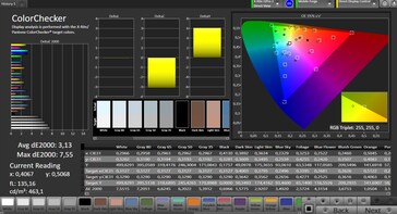 Precisione del colore CalMAN con TrueTone abilitato