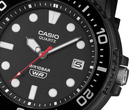 Il modello Casio MRW-240H-1E1JF interamente nero, nella foto.