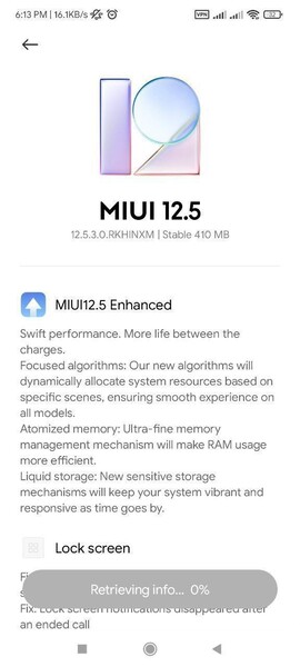 MIUI 12.5 Enhanced Edition per il Mi 11X. (Fonte: Adimorah Blog)