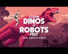 Secondo Steam, gli sputafuoco volanti non sono dinosauri, motivo per cui i giochi con draghi non possono partecipare a questo evento. (Fonte: Steam)