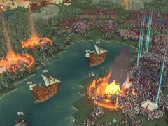 Un'immagine che raffigura eserciti e navi in «Diplomacy is Not an Option», attualmente in vendita su Steam.
