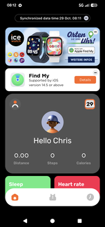 Schermata iniziale su Android