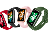 Il Huawei Band 7 nei quattro colori di lancio. (Fonte: Roland Quandt & WinFuture)
