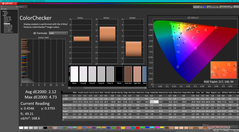 ColorChecker prima della calibrazione