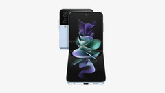 Questo &quot;Galaxy Z Flip4&quot; potrebbe debuttare presto. (Fonte: OnLeaks X 91Mobiles)