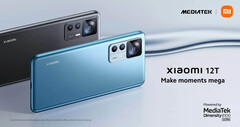 Lo Xiaomi 12T. (Fonte: MediaTek)