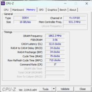 Memoria CPU-Z