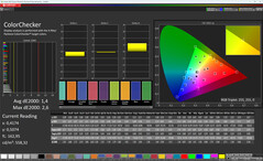 Precisione del colore (profilo: naturale, spazio colore di destinazione: sRGB)