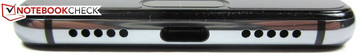 BLato inferiore: microfono, USB-C (USB 3.1 Gen.1), cassa