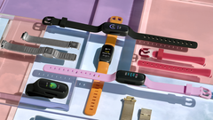 Il Fitbit Inspire 3 ha un design nero con diverse opzioni di cinturino colorato. (Fonte: Fitbit)