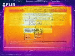 Distribuzioni del calore: Idle, lato inferiore