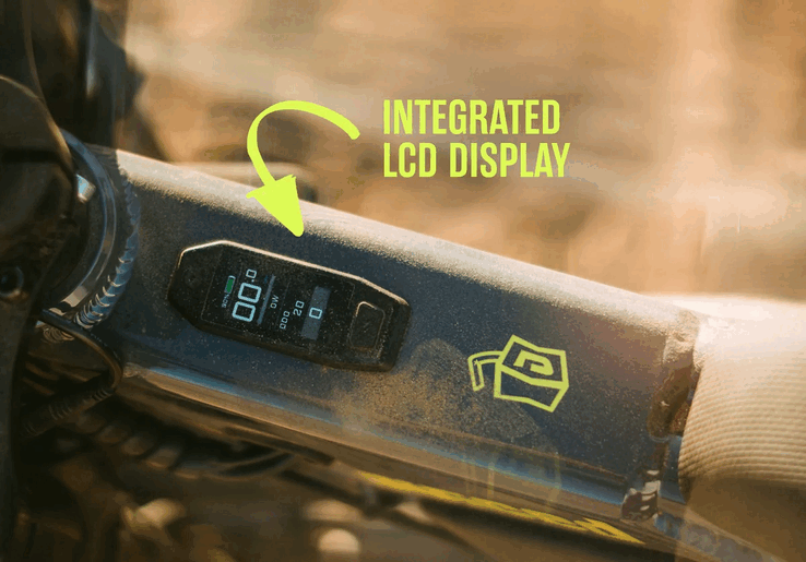 La bicicletta elettrica viene fornita con un display LCD integrato