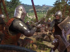 Immagine che mostra una battaglia tra cavalieri in Kingdom Come: Deliverance. (Fonte: Steam)