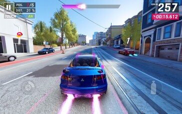 Asphalt 9 sullo Xiaomi Redmi Pad SE