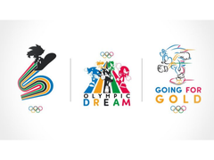 Un poster che annuncia la collaborazione di Sonic the Hedgehog con il Comitato Olimpico Internazionale (fonte immagine: CIO)