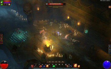 Nella foto: Una schermata di gameplay di Torchlight II.