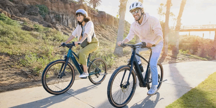 La e-bike Trek FX+ 1 è dotata di un motore al mozzo posteriore Hynea da 500 W (Fonte: Trek)