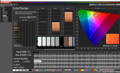 ColorChecker prima della calibrazione