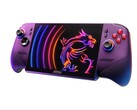Il modello MSI Claw 8 EX, più economico, sarà disponibile nella colorazione Luminous Blue, a differenza della variante Arc G3 Extreme nella colorazione Void Purple mostrata nell’immagine.