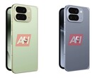 Rendering non ufficiali di Pixel 10 Pro Fold che mostrano i colori Jade (a sinistra) e Moonstone (a destra). (Fonte immagine: Android Headlines)