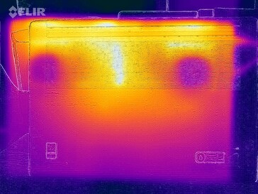 Test di sollecitazione delle temperature di superficie (lato inferiore)