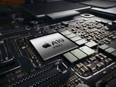 L'A19 Pro vede solo un aumento del 4% del punteggio rispetto all'A18 Pro nel primo benchmark. Nella foto: un'immagine promozionale del SoC dell'iPhone 17 Pro. (Fonte immagine: Apple)