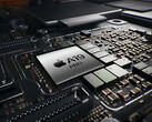 L'A19 Pro vede solo un aumento del 4% del punteggio rispetto all'A18 Pro nel primo benchmark. Nella foto: un'immagine promozionale del SoC dell'iPhone 17 Pro. (Fonte immagine: Apple)