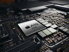 L&#039;A19 Pro vede solo un aumento del 4% del punteggio rispetto all&#039;A18 Pro nel primo benchmark. Nella foto: un&#039;immagine promozionale del SoC dell&#039;iPhone 17 Pro. (Fonte immagine: Apple)