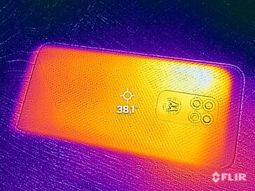 Heatmap lato posteriore