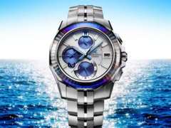 L&#039;orologio Oceanus Manta OCWS6000PB7A di Casio (sopra) sarà distribuito negli Stati Uniti. (Fonte: Casio)