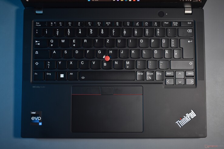 ThinkPad X13 Gen 4: area della tastiera