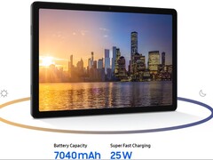 Il Samsung Galaxy Tab A11+ 5G dispone di una batteria da 7.040 mAh (Fonte: Samsung)