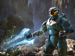 Halo Studios ha mostrato come potrebbe apparire Halo in Unreal Engine 5 come proof-of-concept nell&#039;ottobre 2024. (Fonte: Halo Studios, a cura di)