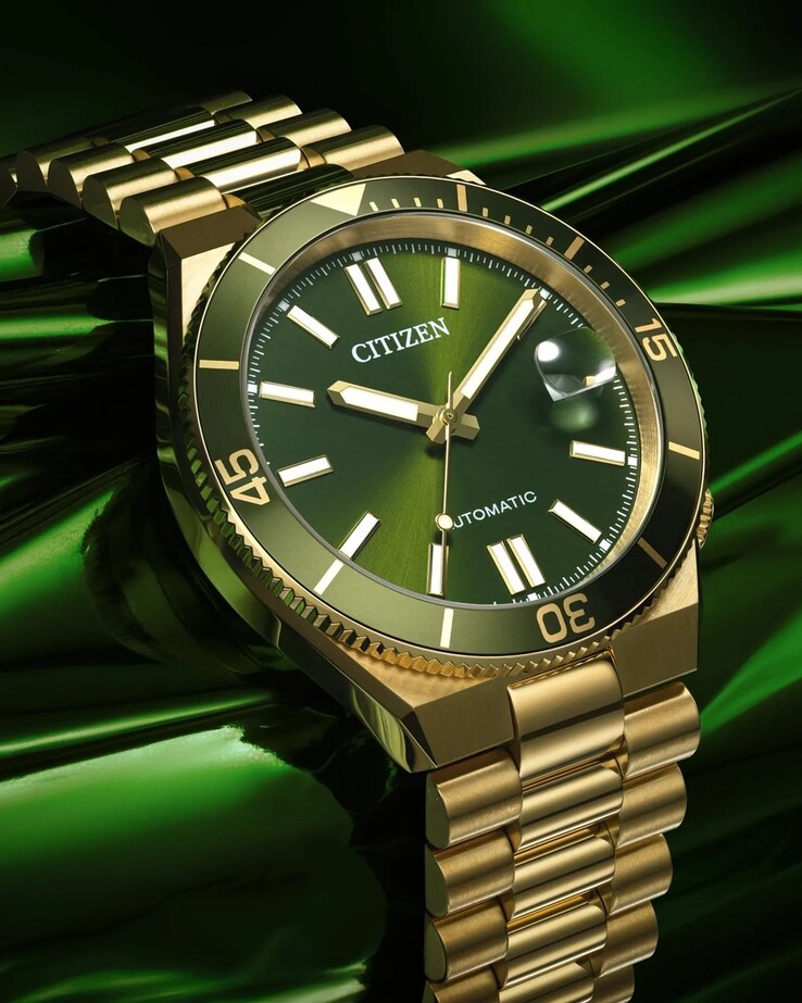 Citizen NJ0232-53X con un ricco quadrante verde 