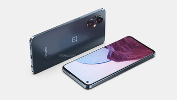 I rendering di OnePlus Nord N20 5G sono trapelati con un design piatto. (Fonte: 91mobiles e OnLeaks)