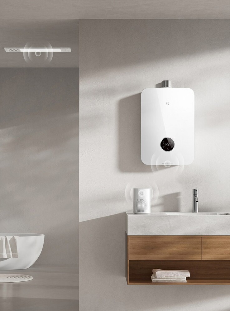 Lo scaldabagno intelligente a gas Xiaomi Mijia 2 Silent a temperatura costante (16L)
