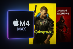 Cyberpunk e AC Shadows su Apple's M4 Max (fonte immagine: ChatGPT)