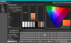 ColorChecker prima della calibrazione