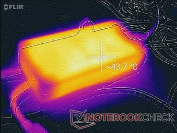 Adattatore AC dopo un'ora di gioco