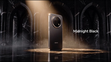 L’Honor X9e Pro nella colorazione Midnight Black.