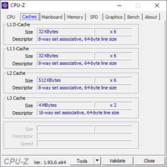 CPU-Z Cache