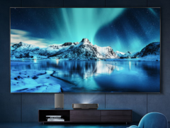 La TV laser Hisense Starlight S1 Pro ha uno schermo pieghevole. (Fonte: Hisense)